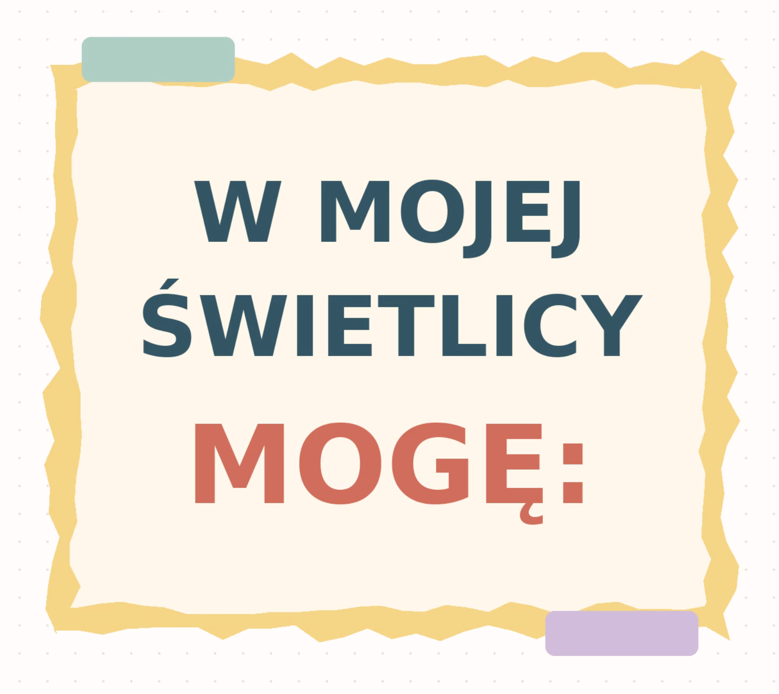 Gazetka „W mojej świetlicy mogę” – 12 plansz do druku